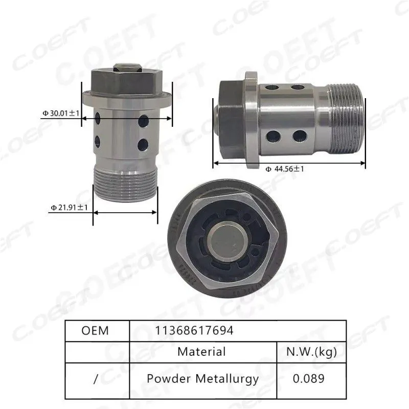 New Automatic Engine Timing Oil Control Valve Central Valve 11368617694 for BMW / Mini