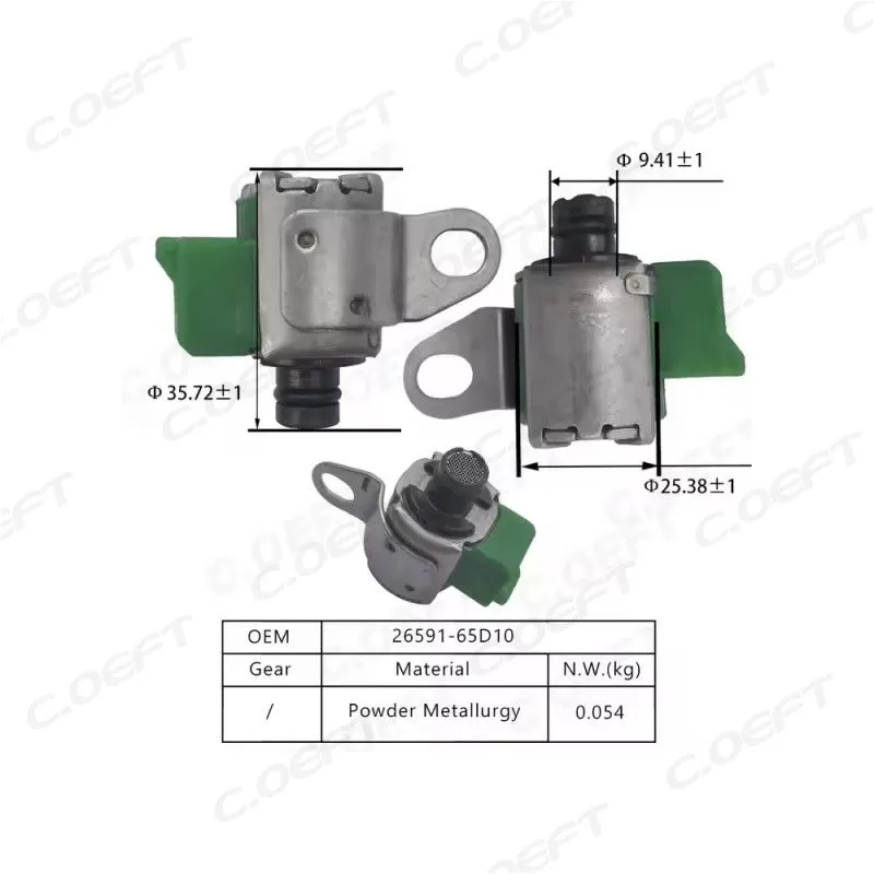 Remanufactured Aftermarket Transmission Gearbox Parts Automatic Transmission Solenoid Transmission Parts 26591-65D10 for Suzuki