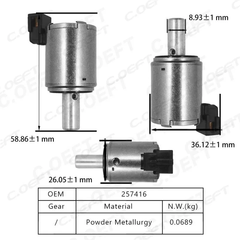 Remanufactured High Quality Transmission Control Solenoid Valve Solenoid Valve 257416 for Toyota