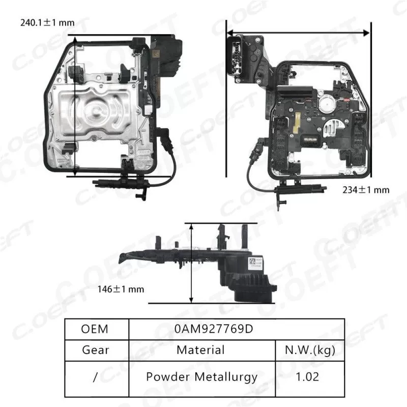 New Domestic Factory Wholesale Transmission Control Unit TCU TCM 0AM927769D for Volkswagen Audi
