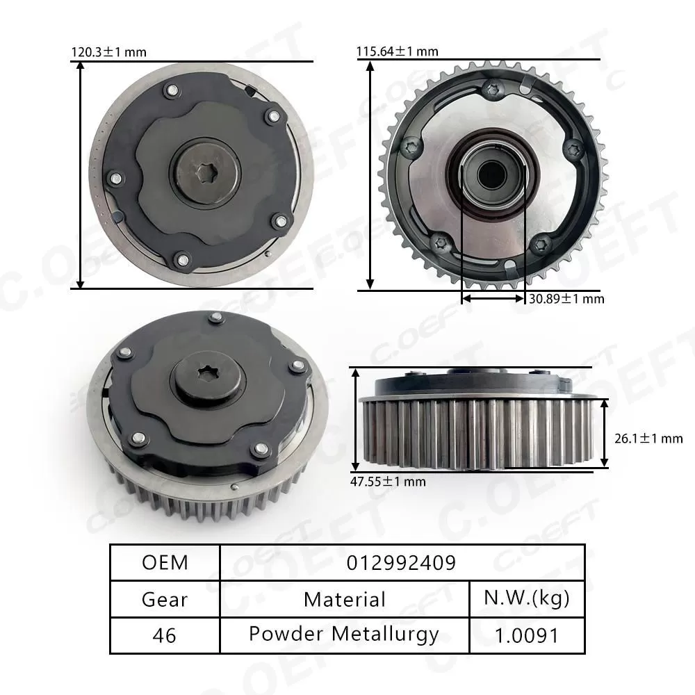 For Opel Vehicles Timing Chain Kit & Accessories Camshaft Adjustment Unit 012992409 12992409