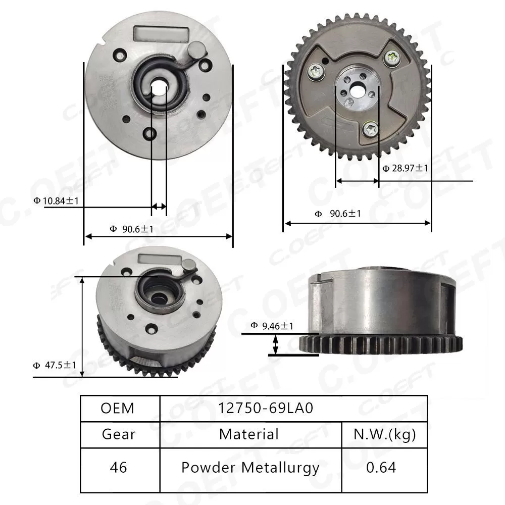 For Suzuki Adjustable Timing Gear 12750-69LA0