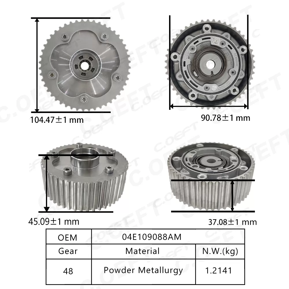 For Volkswagen EA211 1.4T  VVT Timing Gear 04E109088AM