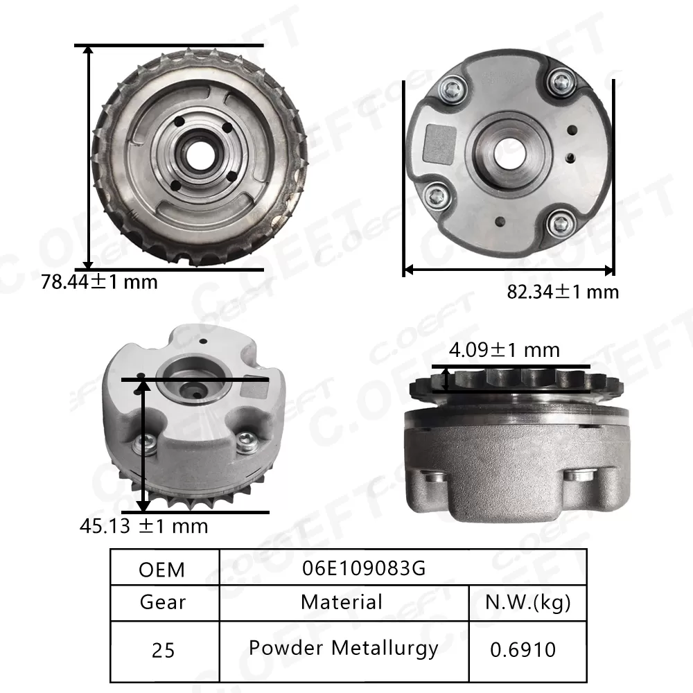 For Audi A6 2.4 3.2 Camshaft Timing Gear 06E109083G