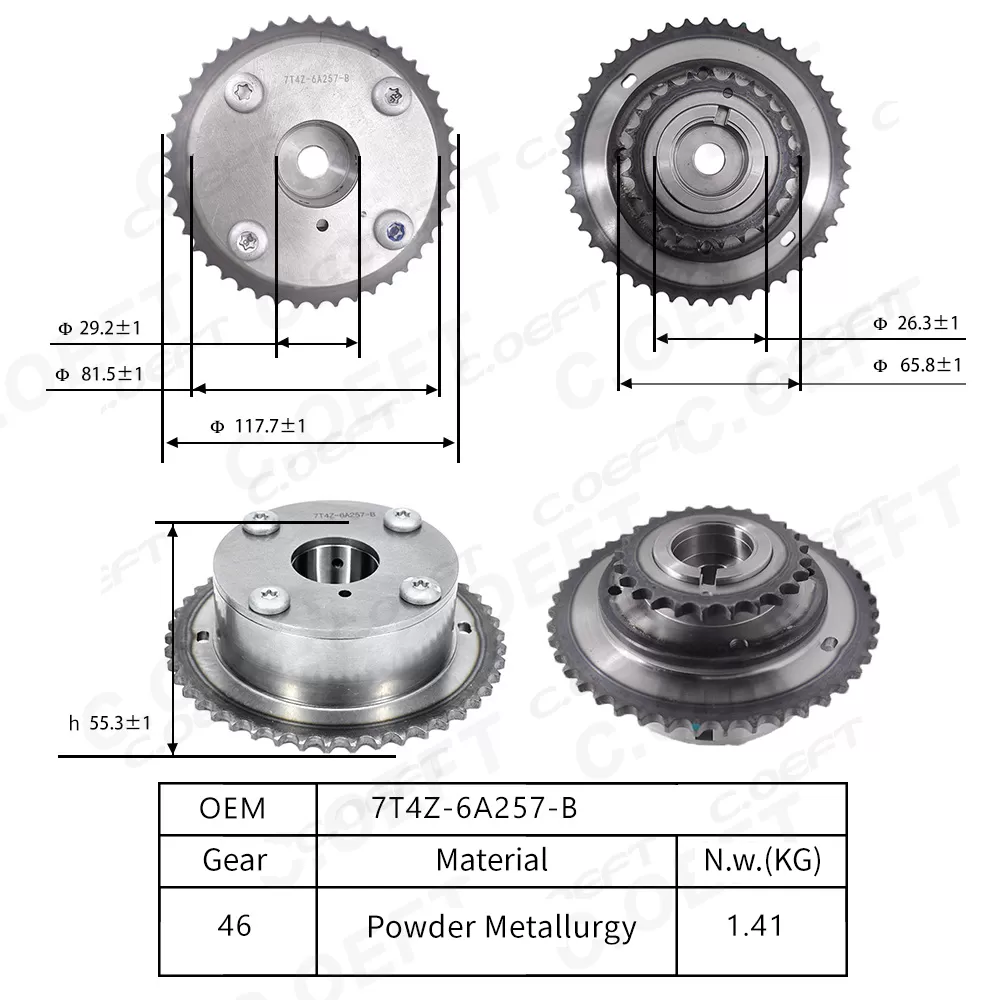 For Ford Lincoln 3.5  Variable Valve Timing Gear 7T4Z-6A257-B