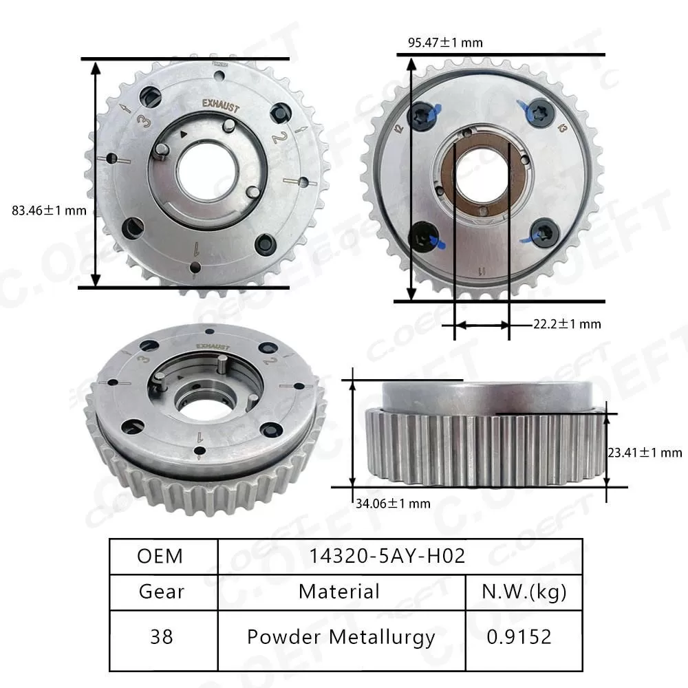 For Honda P10A 1.0  VVT Timing Gear (exhaust) 14320-5AY-H02