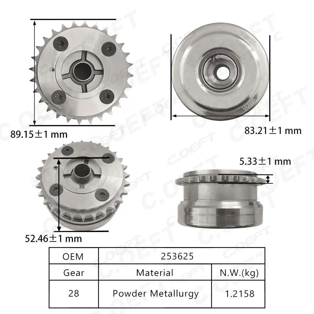 For Maserati VVT Timing Gear 253625