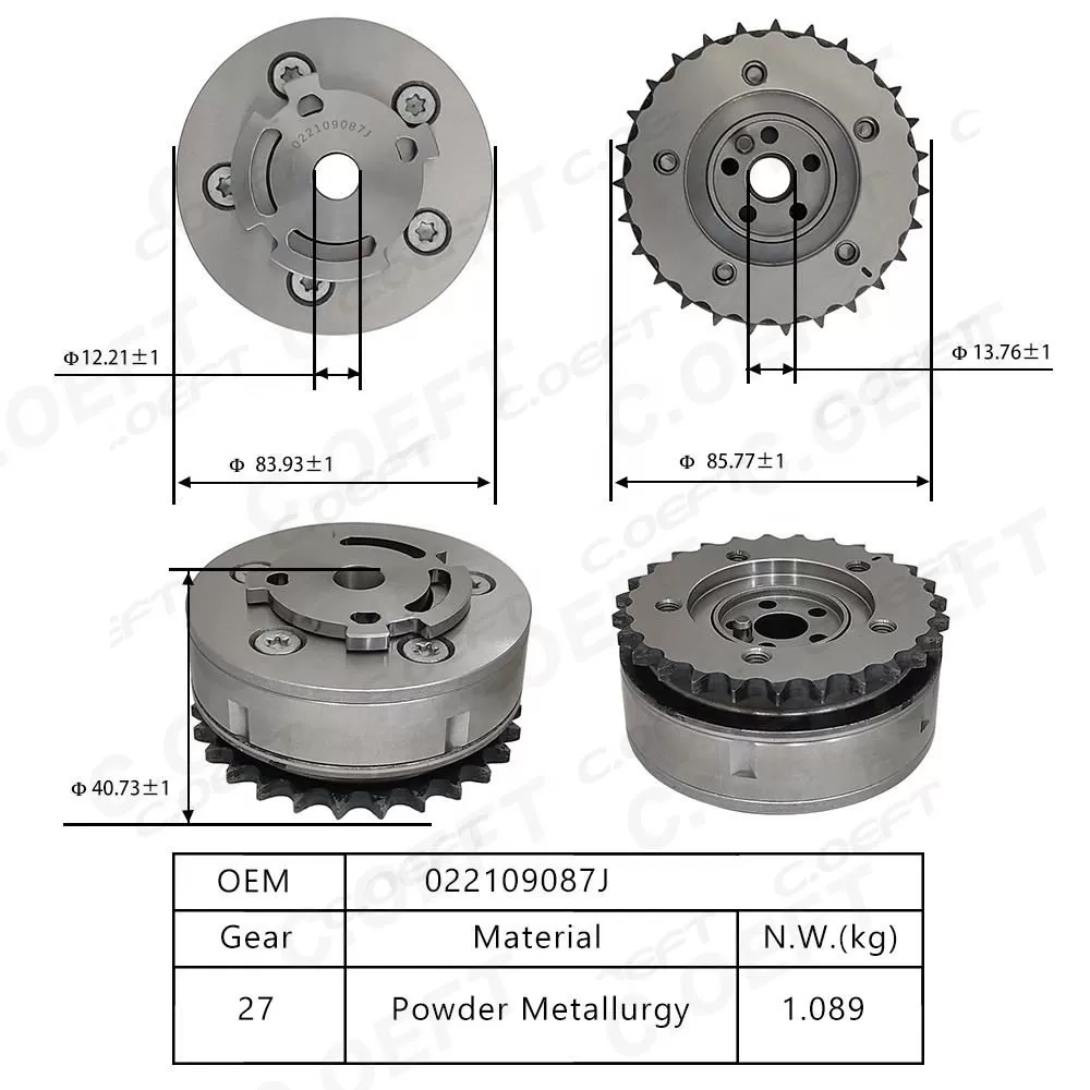 For Audi Touareg  Camshaft Adjustment Unit 022109087J