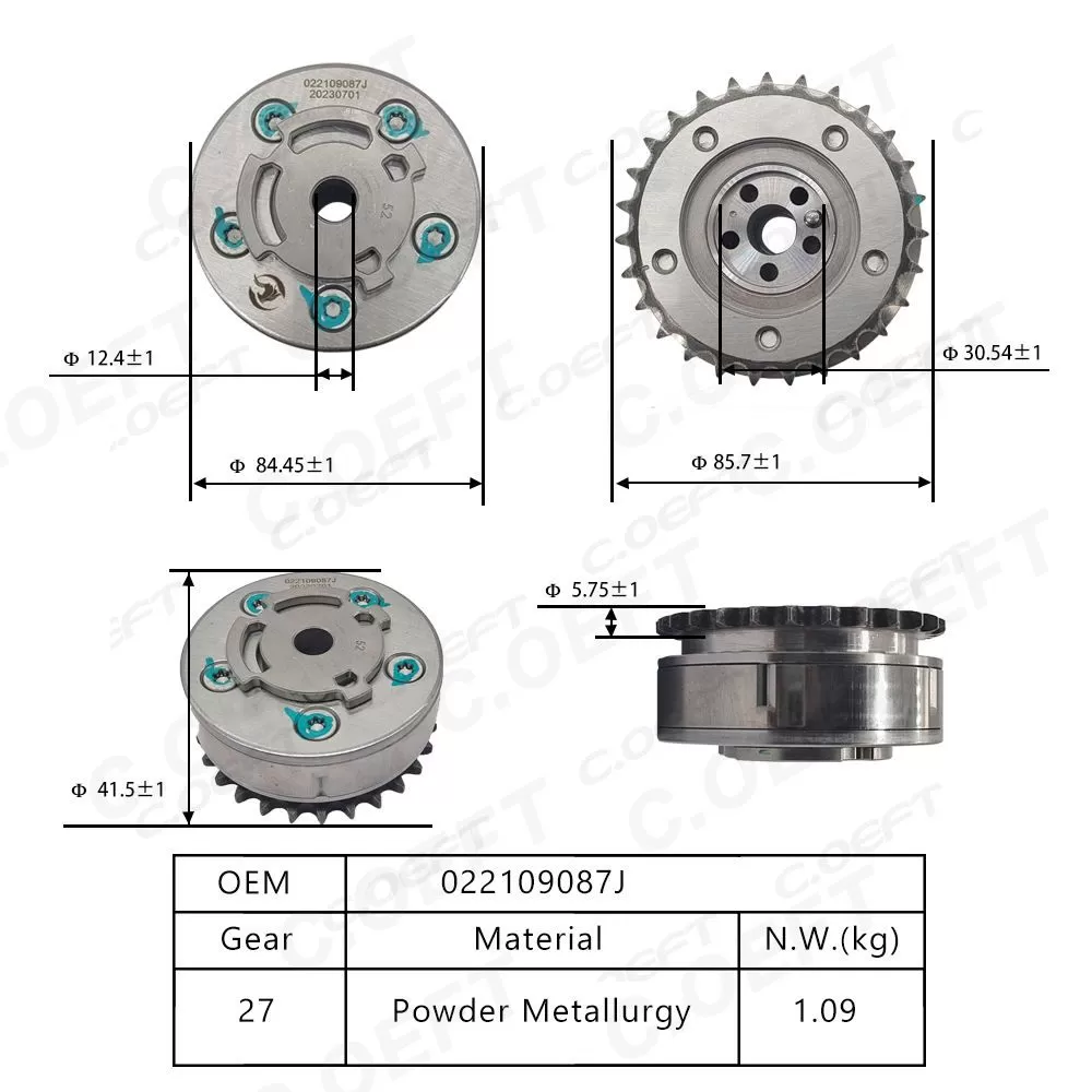 For Audi Touareg Adjuster Timing Gear  022109087J