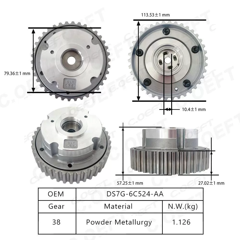 New Auto Parts Camshaft Adjuster VVT Timing Gear DS7G-6C524-AA for Ford 1.5T