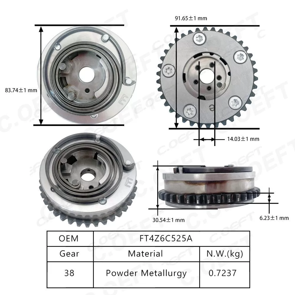 For Ford Lincoln 2.7T Timing Chain Kit Accessory Camshaft Adjustment Unit FT4Z6C525A