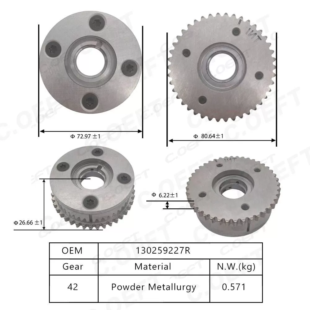 For Nissan  Camshaft Adjustment Unit 130259227R