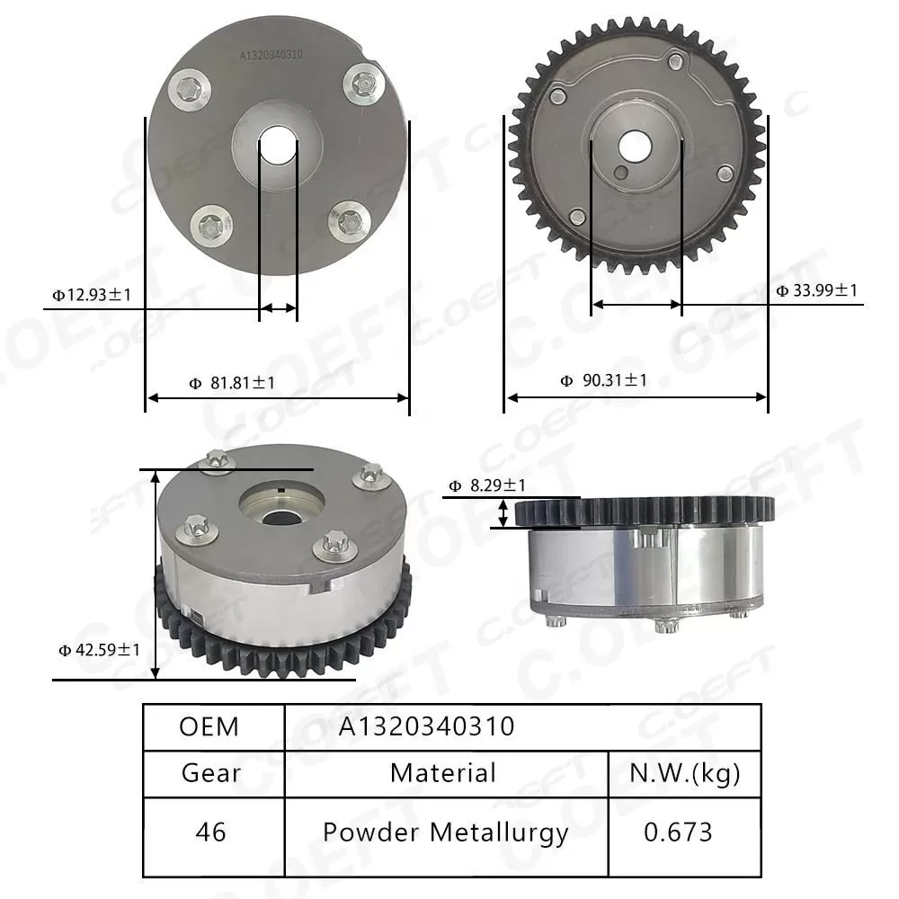 For Mercedes-Benz Camshaft Timing Gear 1320340310