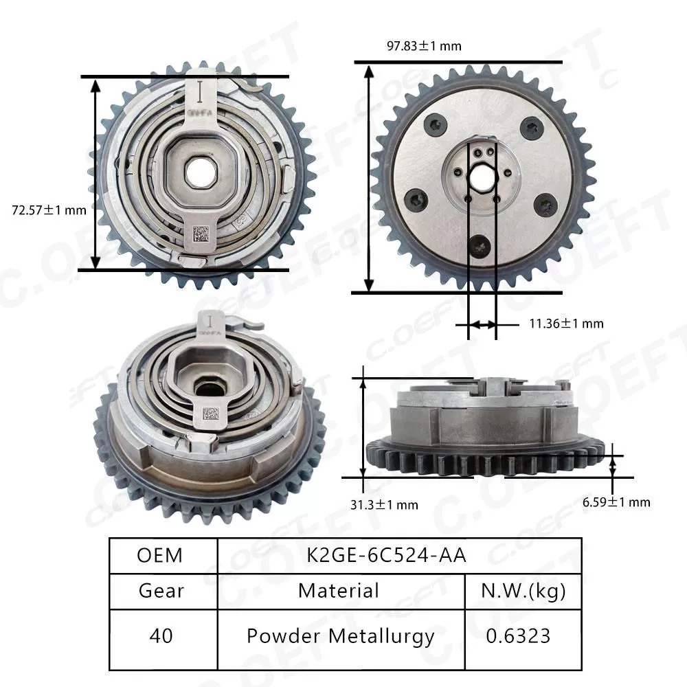 For Ford 2.0T and 2.3T Camshaft Adjustment Unit K2GE-6C524-AA