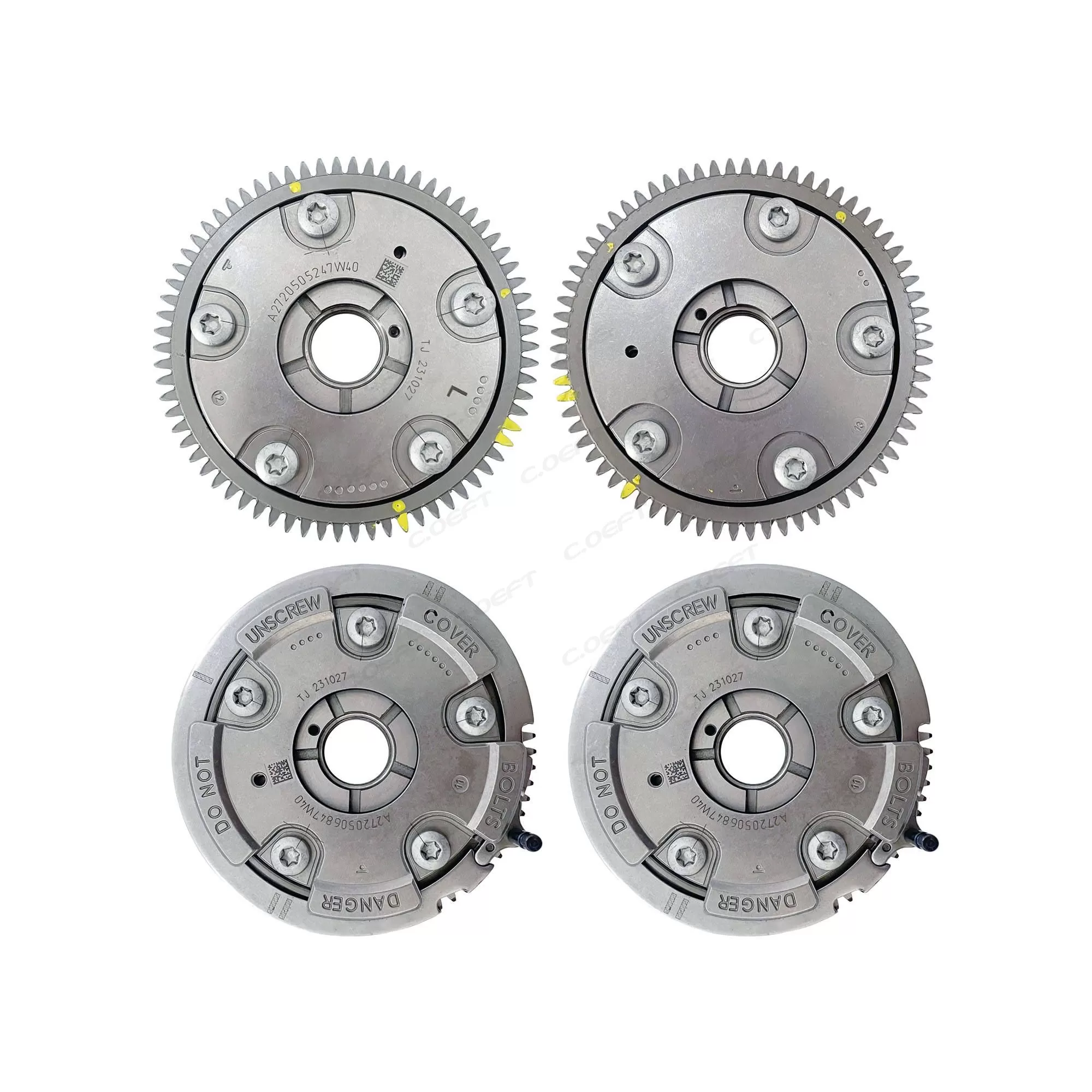 For Mercedes-Benz 272 Camshaft Adjuster 4PCS/SET 2720505247 2720505347 2720506847*2