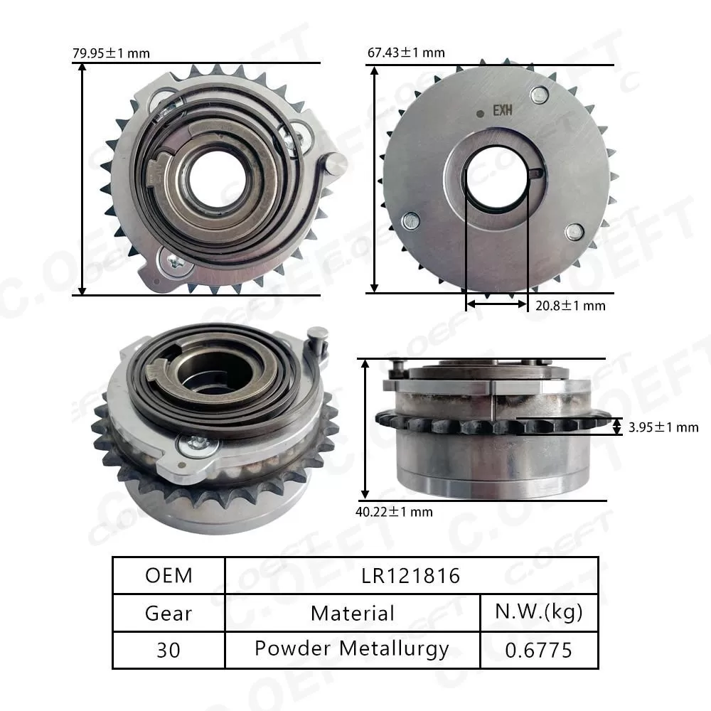 For Land Rover Range Rover 3.0 Camshaft Adjustment Unit LR121816