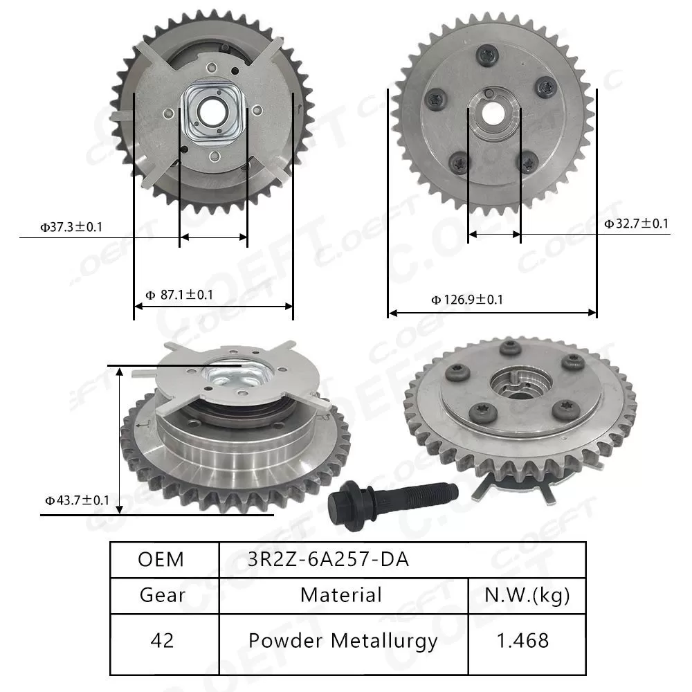 New High Quality Camshaft Position Actuator Variable Valve Timing Sprocket 3R2Z-6A257-DA for the Ford Lincoln Navigator V8
