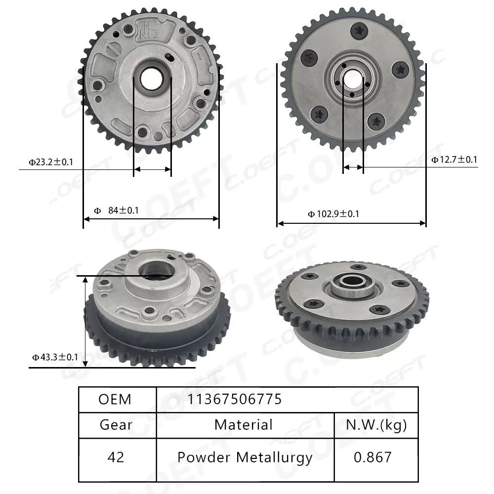 For BMW VVT Timing Gear 11367506775