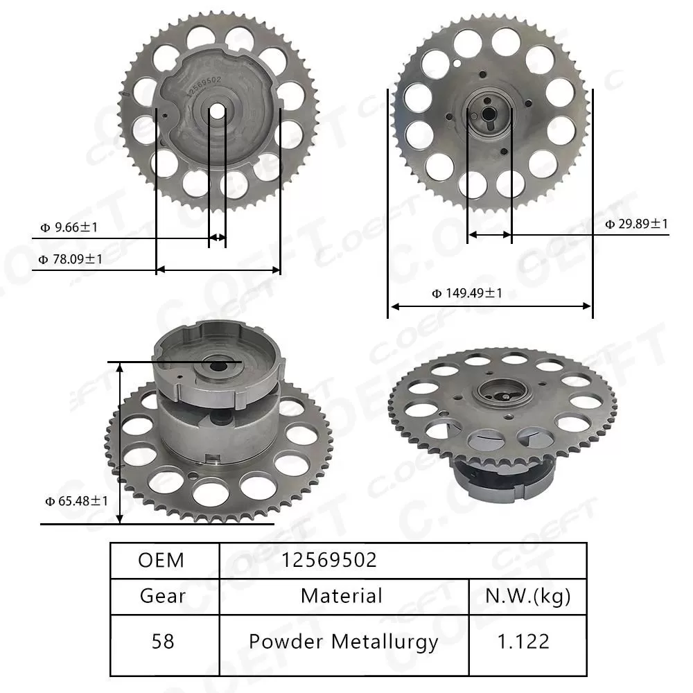 For buick Chevrolet Camshaft Adjustment Unit 12569502