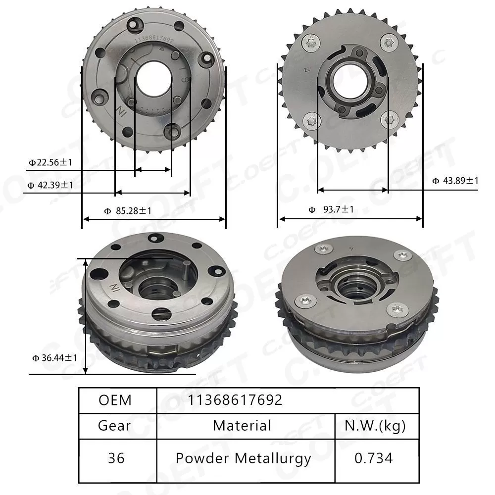 For BMW B38 B48 B58 VVT Timing Gear 11368617692