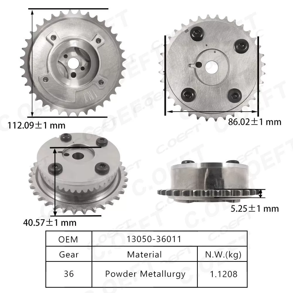 For Toyota 1AR 2AR VVT Timing Gear  13050-36011