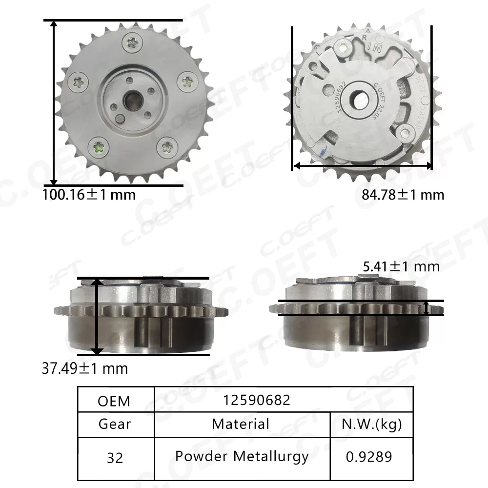 For Buick Cadillac V6 Camshaft Adjustment Unit 12590682