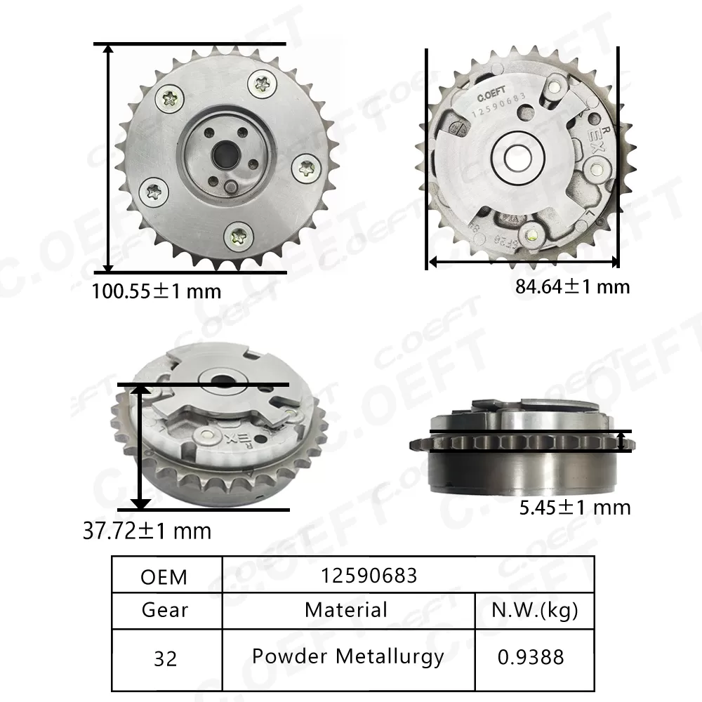 For Buick Cadillac V6Camshaft Adjustment Unit   12590683