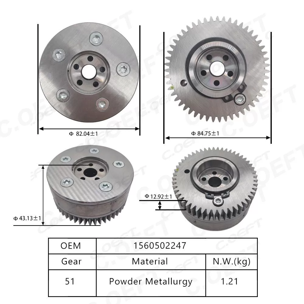For Mercedes Benz A156 6.2  VVT Timing Gear A1560502247