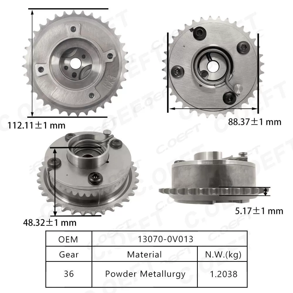 For Toyota Highlander 2.7 New High Quality VVT Timing Gear Camshaft Phaser EXH 13070-0V013