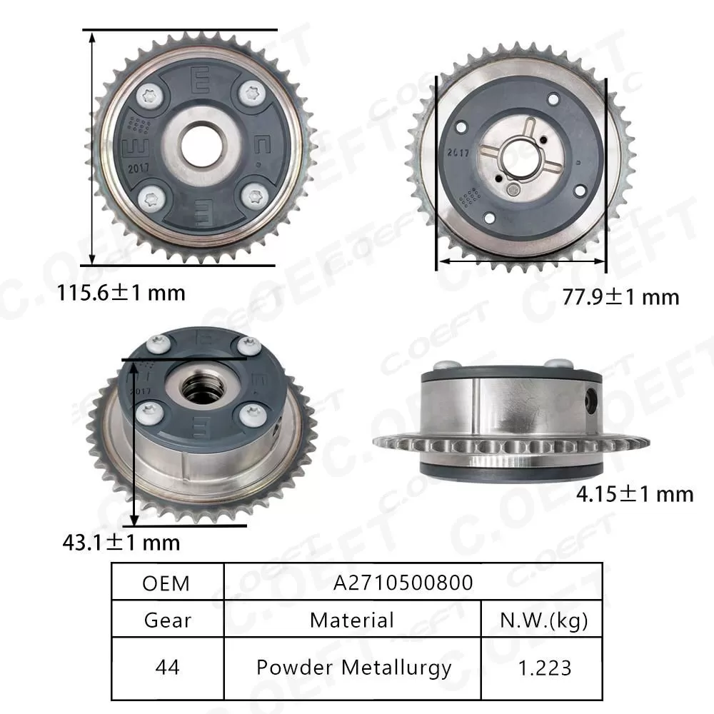 For Mercedes Benz 271.950  1.8  VVT Timing Gear A2710500800