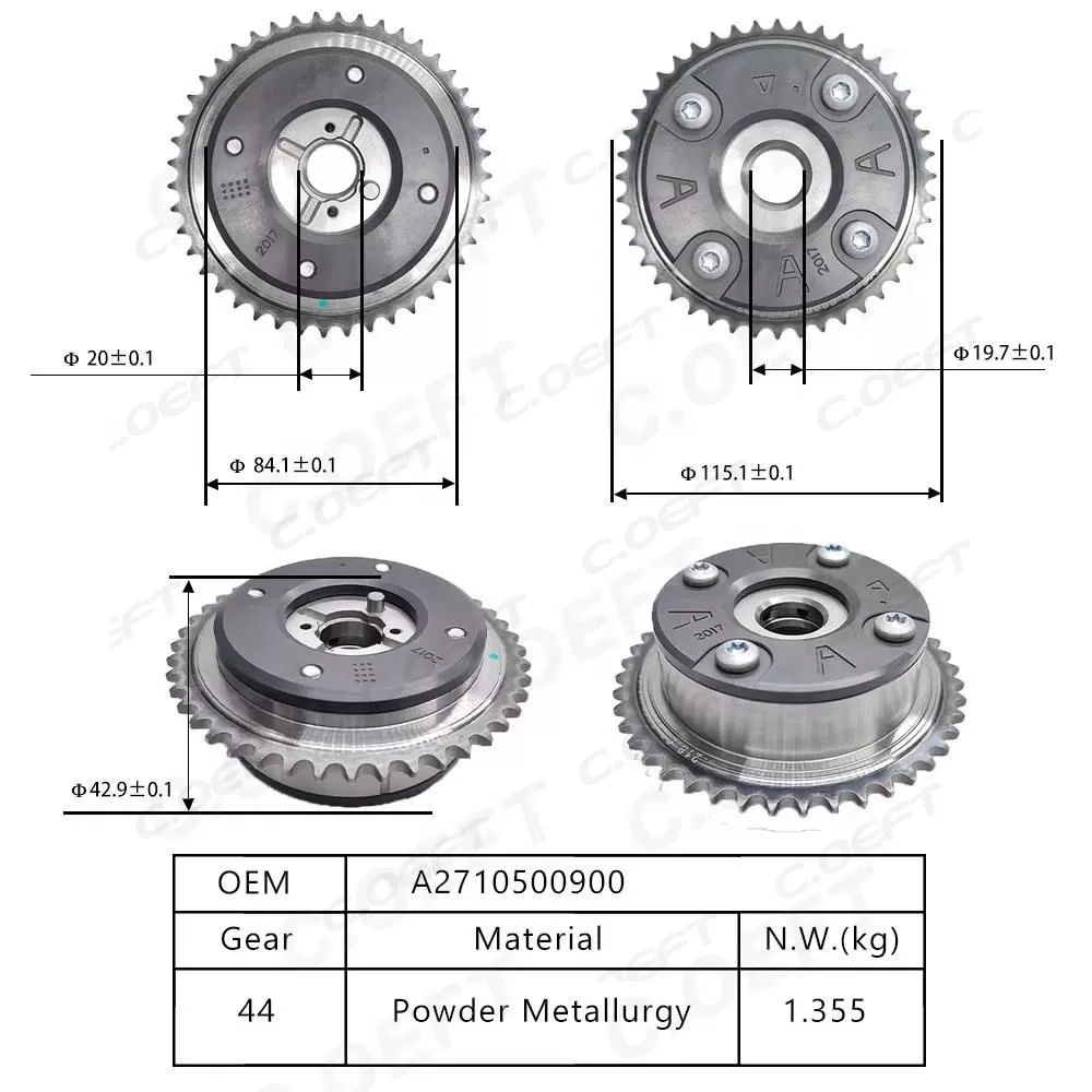 For Mercedes Benz 271.950  1.8 VVT Timing Gear A2710500900