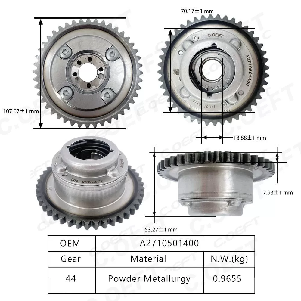 For Mercedes Benz 271.860  1.8 VVT Camshaft Adjuster A2710501400  (Intake)