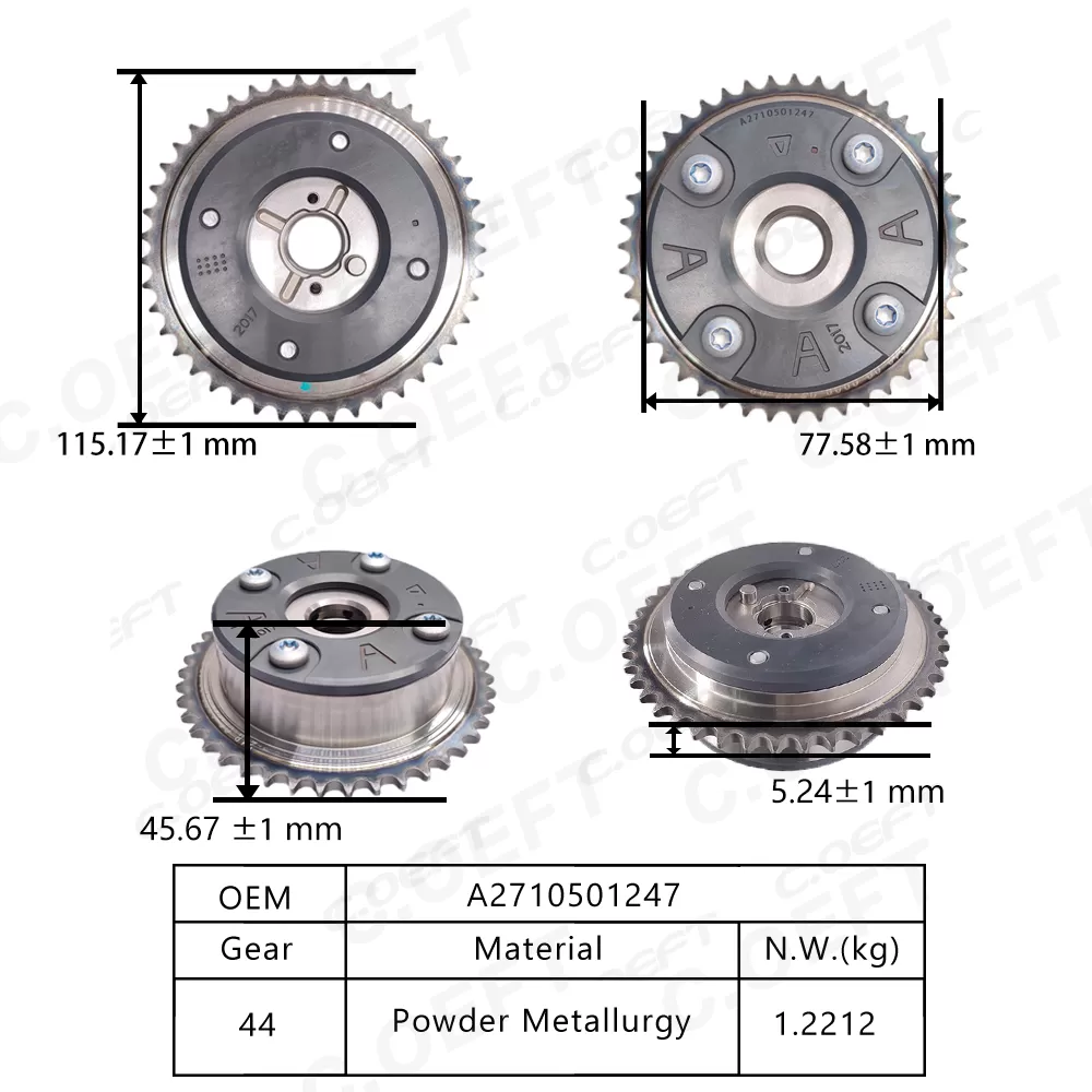 For Mercedes Benz 271.950  1.8 Adjustable Timing Gear A2710502747