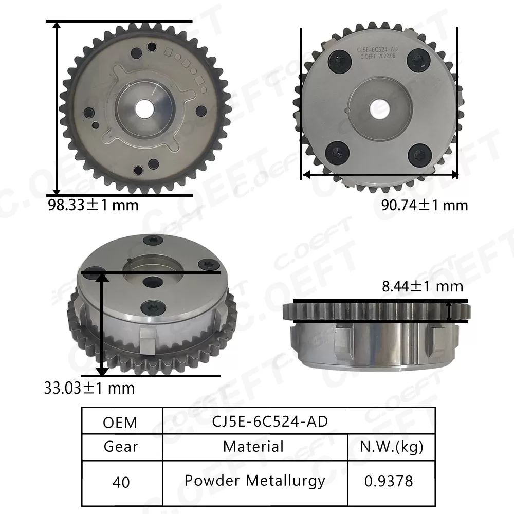For Mondeo Zhisheng 2.0T Variable Valve Timing Gear CJ5E-6C524-AD