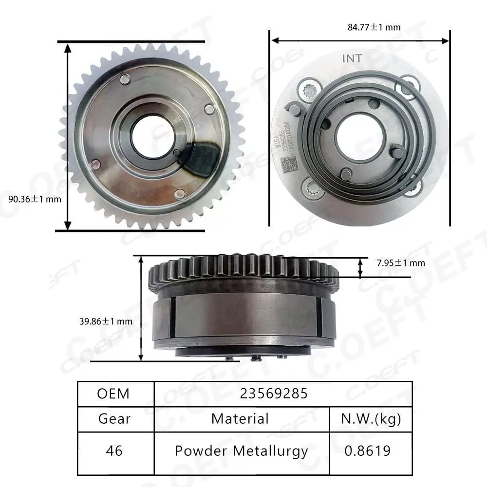 New Factory wholesale camshaft adjuster VVT timing gear (Intake) 23569285 for Wuling N15A