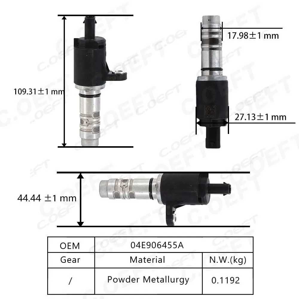 New Auto Parts Engine Variable Timing Solenoid Oil Control Valve 04E906455A for VW