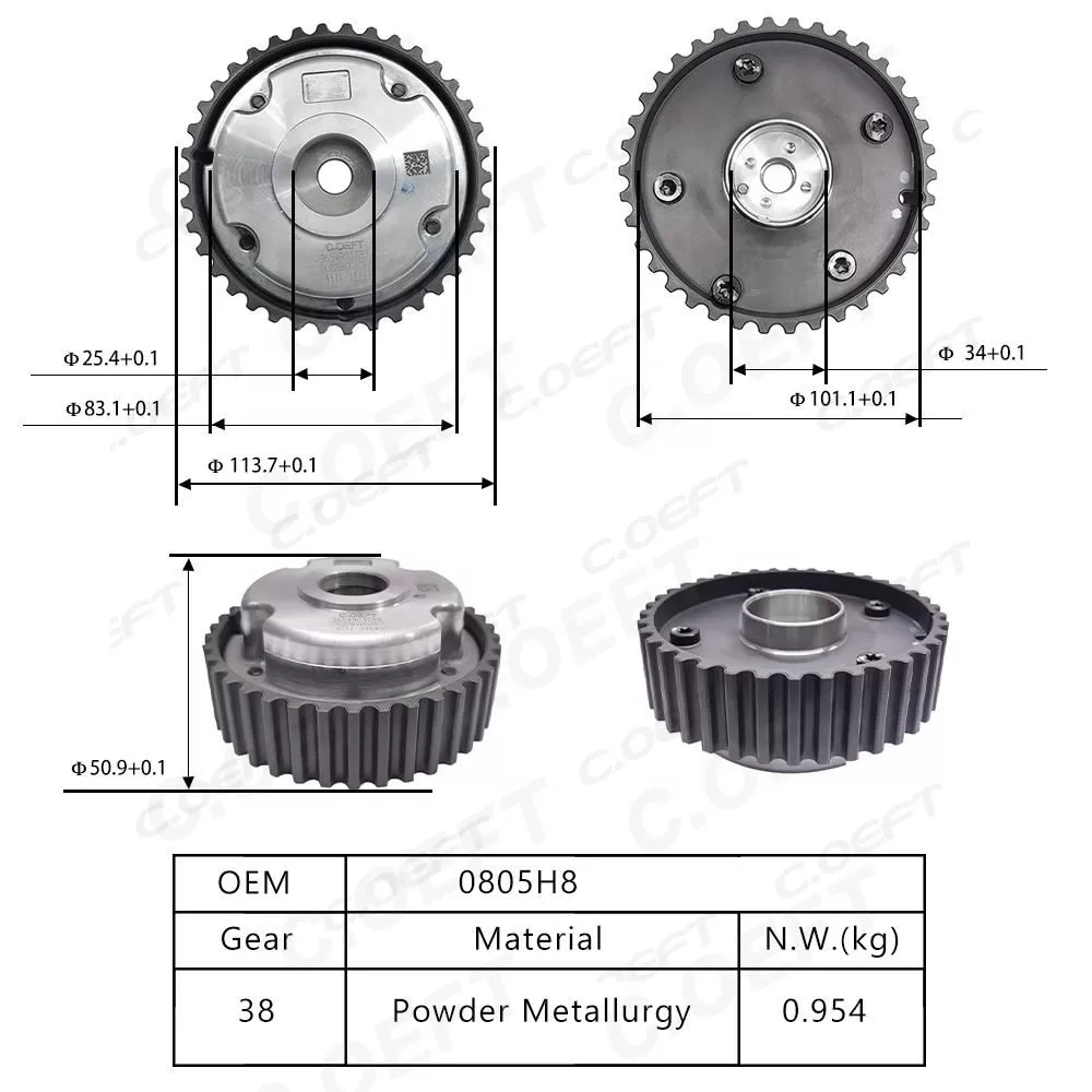 For Peugeot Camshaft Adjustment Unit 0805H8