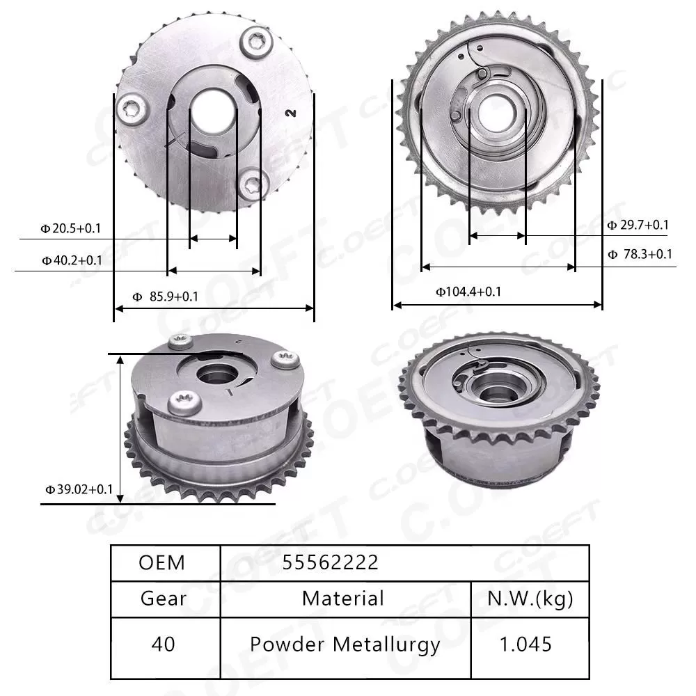 For Opel Chevrolet Camshaft Adjustment Unit  55562222