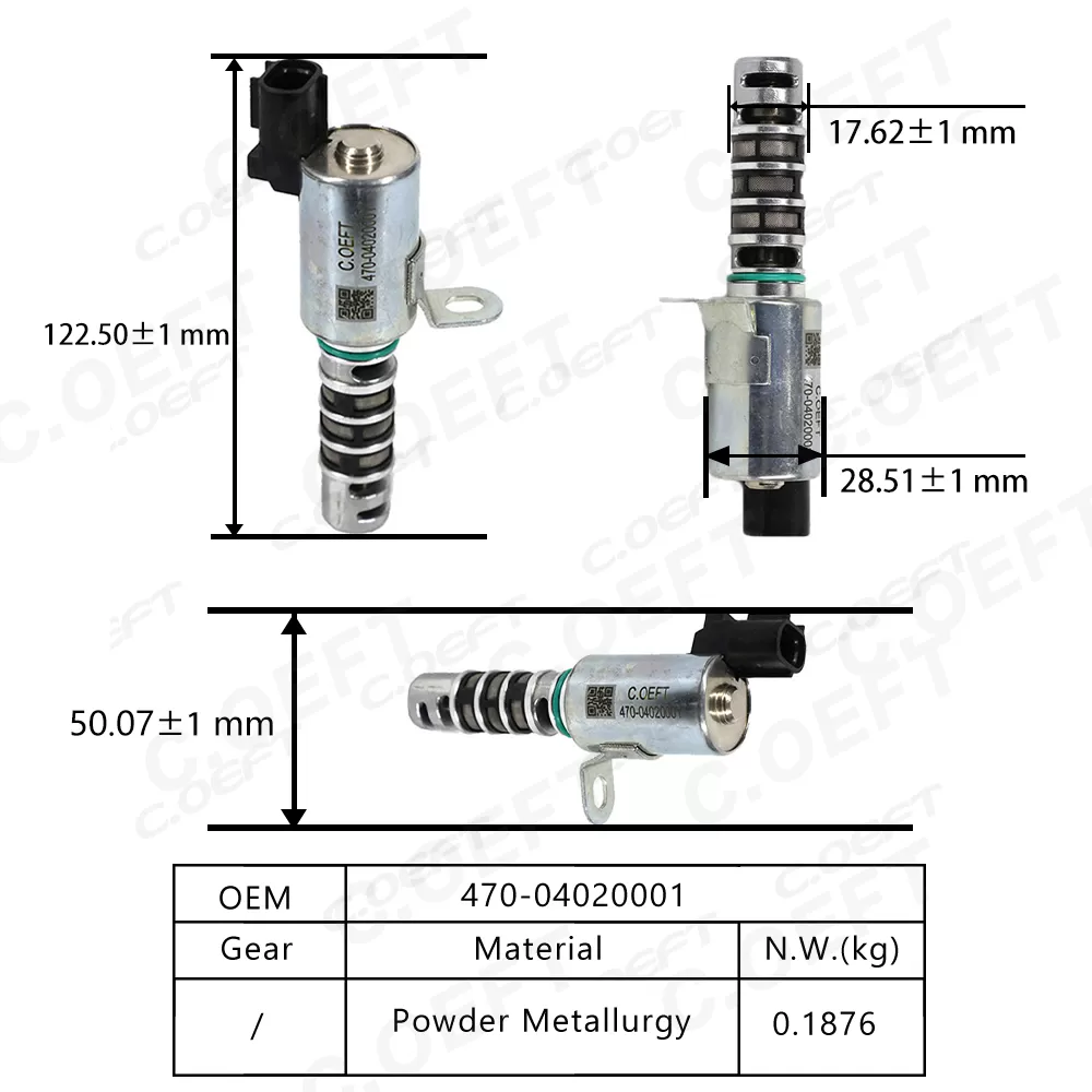 New Automatic Oil Control Valve Engine Timing Oil Control Valve 470-04020001 for VW
