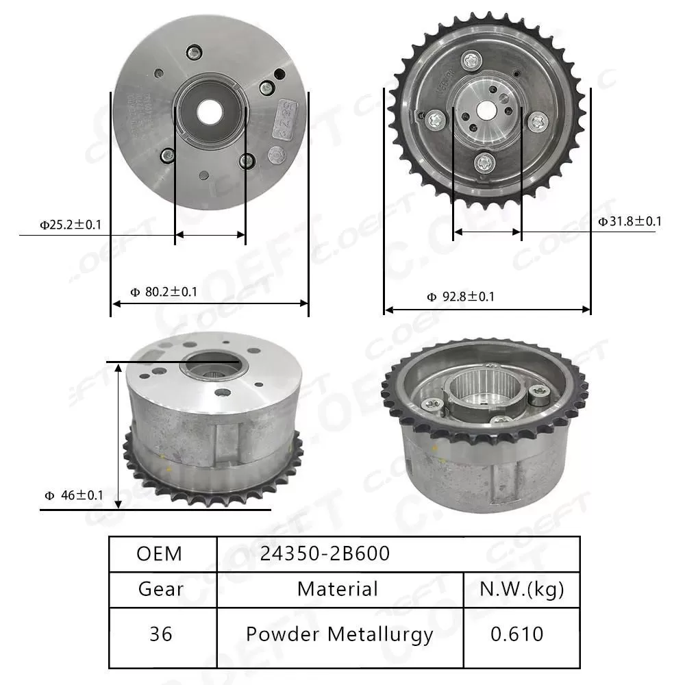 For Hyundai  G4FJ Adjustable Timing Gear 24350-2B600