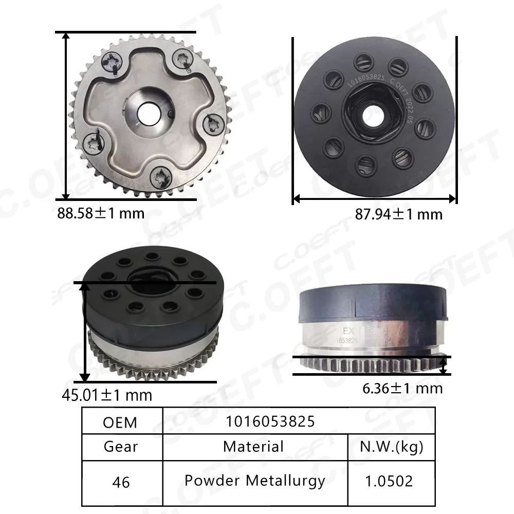 New Auto Parts Engine Camshaft Pulley Camshaft Position Actuator 1016053825 for Geely Bo Rui 4G18