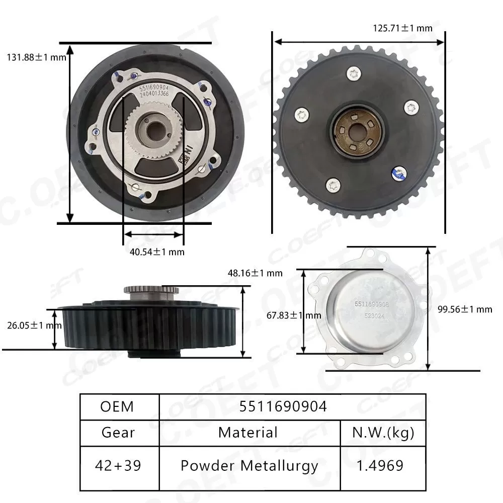 New Factory wholesale VVT timing gear camshaft adjuster 1046033400 5511690904 for Geely