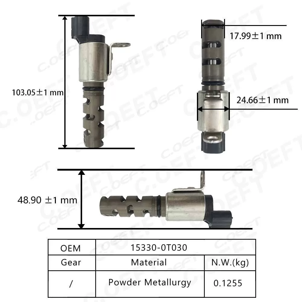 For Lexus Toyota New Automatic Engine Timing Oil Control Valve Camshaft Position Actuator Solenoid Valve 15330-0T030