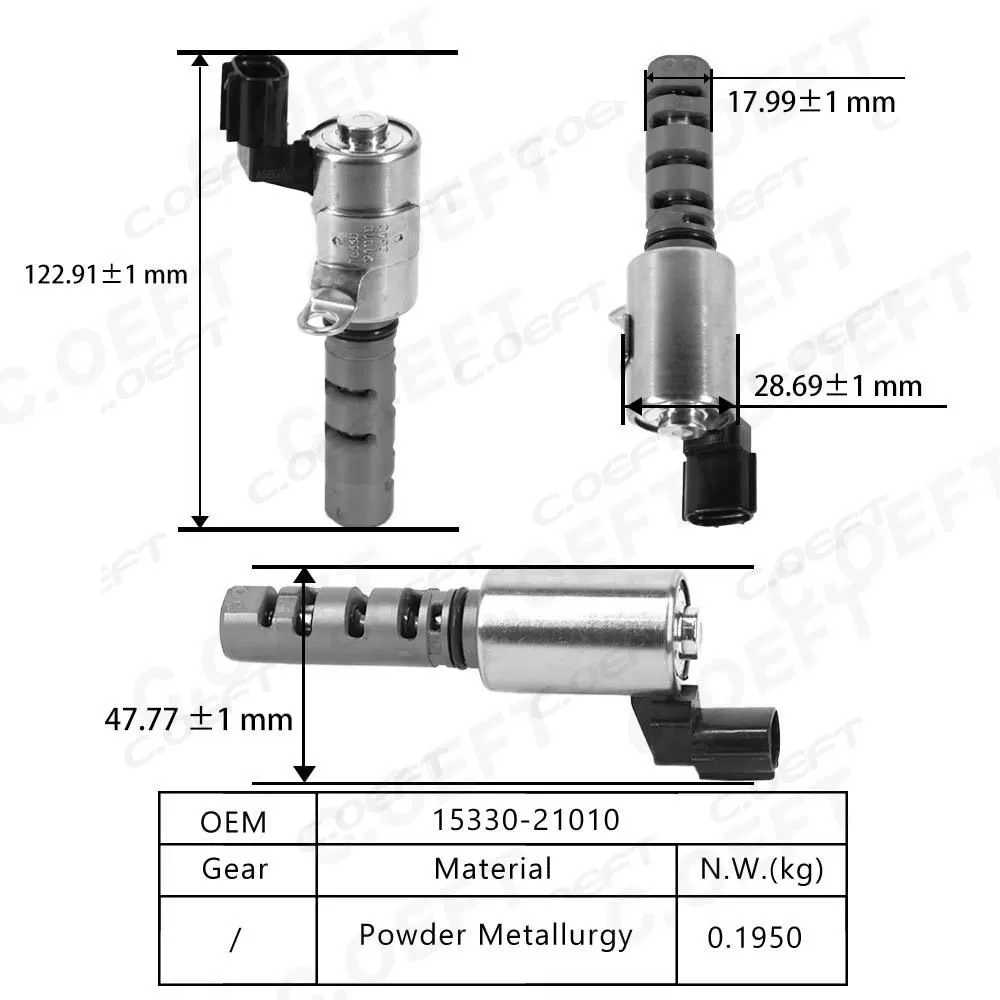 For Toyota New Factory Wholesale Camshaft Position Actuator Solenoid Valve Oil Control Valve 15330-21010