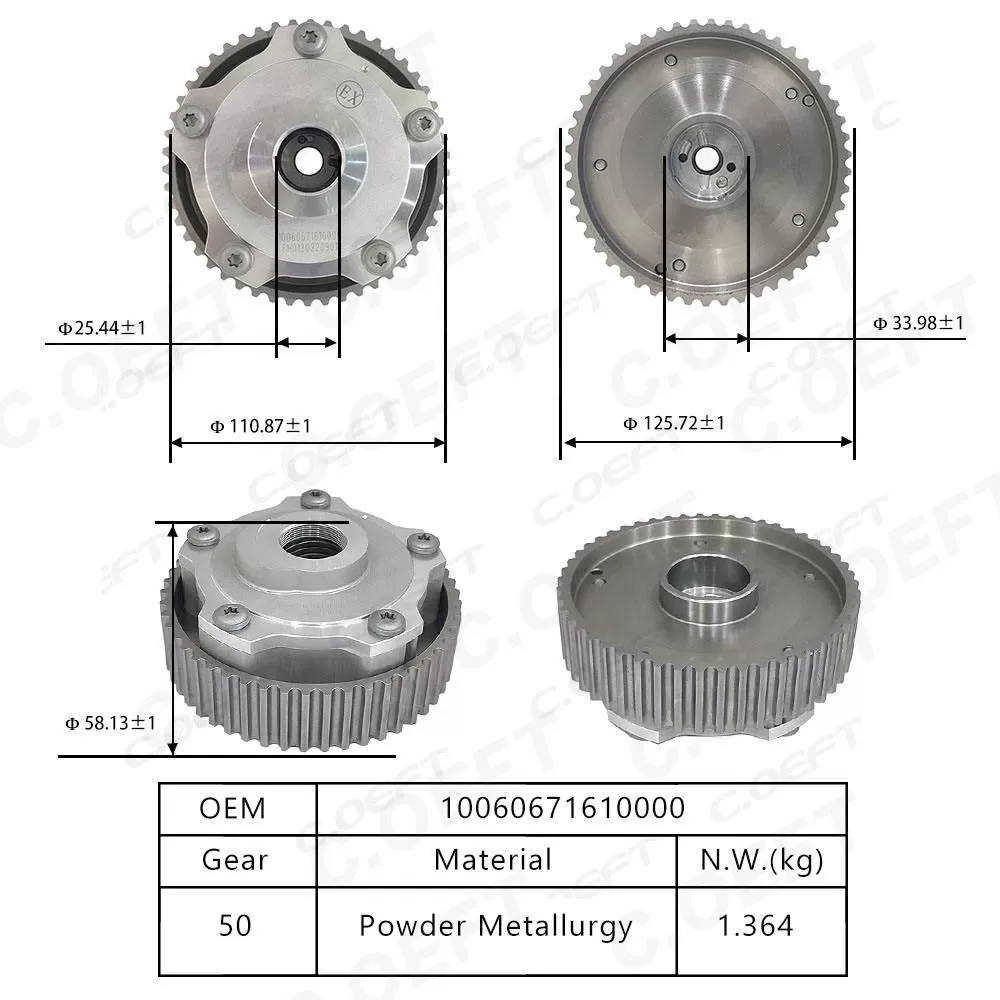 for Trumpchi 1.6L Variable Valve Timing Gear Sprocket 10060671610000