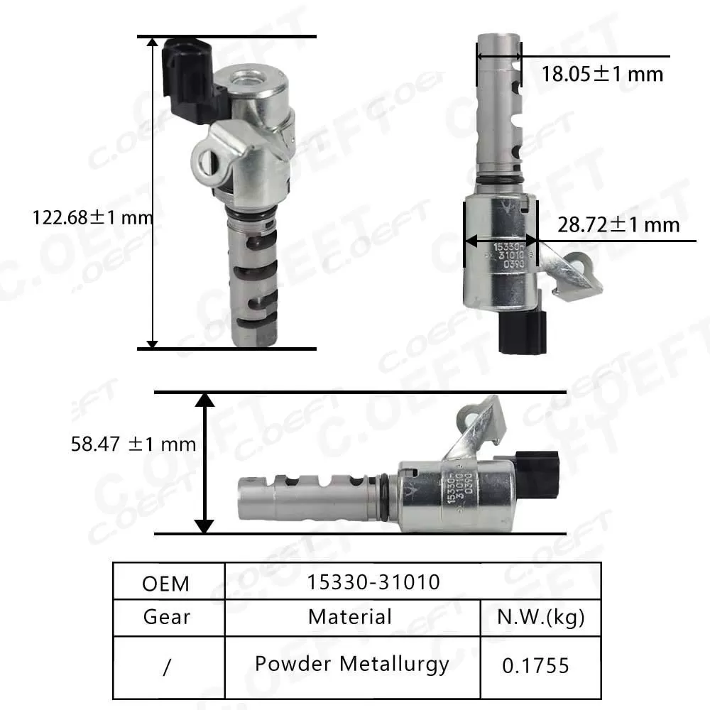 For Toyota Vehicles New Factory Wholesale Oil Control Valve Timing Engine Part 15330-31010