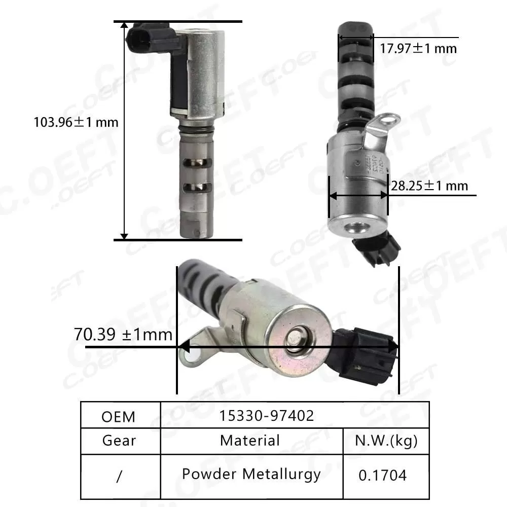 For Toyota New High Quality Engine Oil Control Variable Valve Timing VVT Solenoid Oil Control Valve 15330-97402