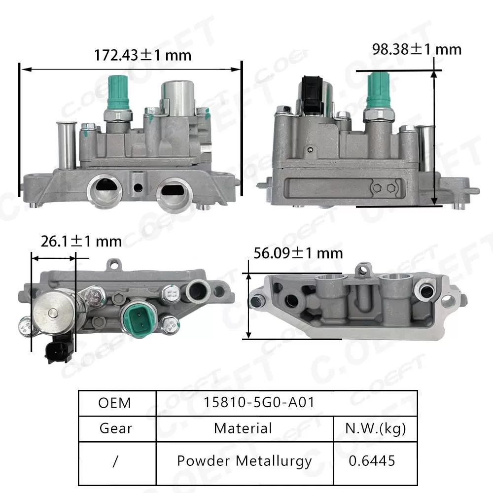 For Honda Odyssey Engine New High Quality  Oil Control Solenoid Variable Valve Timing VVT New 15810-5G0-A01 Gear Boxes