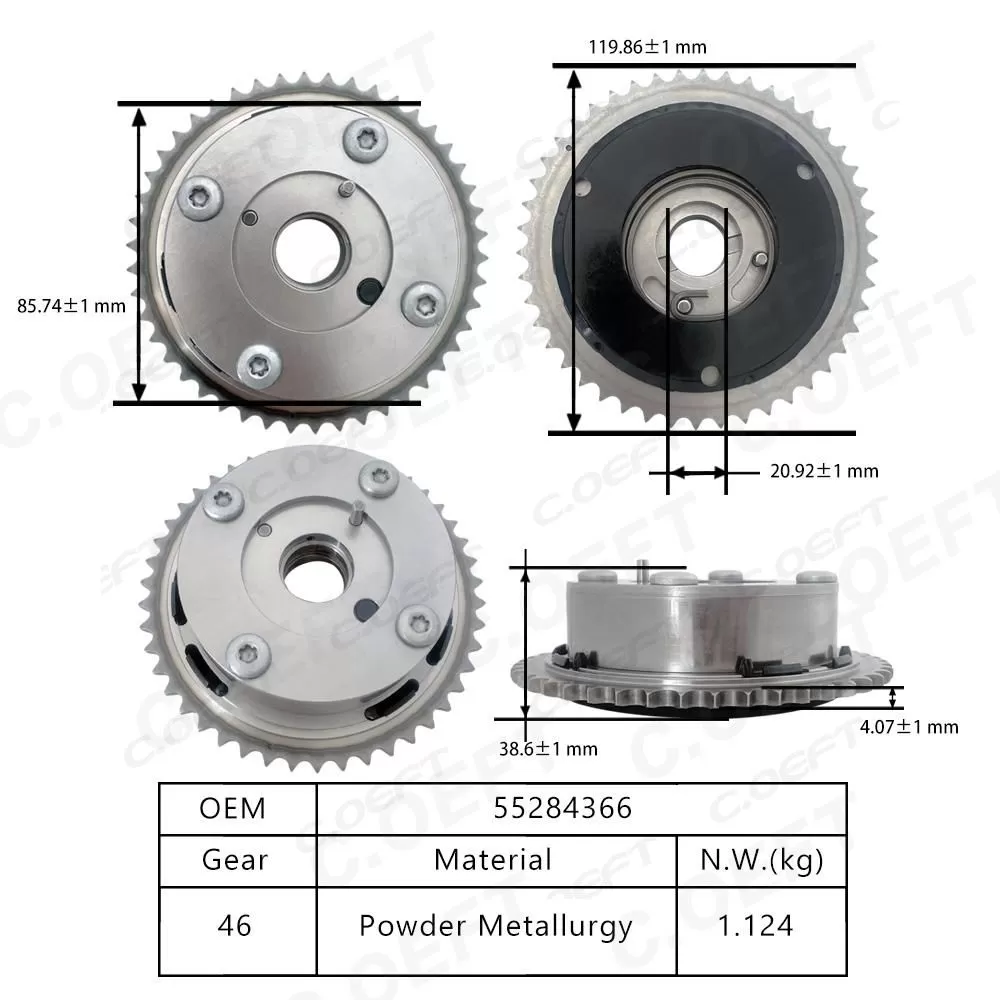 New Automatic Engine Camshaft Pulley Engine Timing Camshaft Sprocket Variable Valve Timing Actuator 13520-97403 for Senya K3