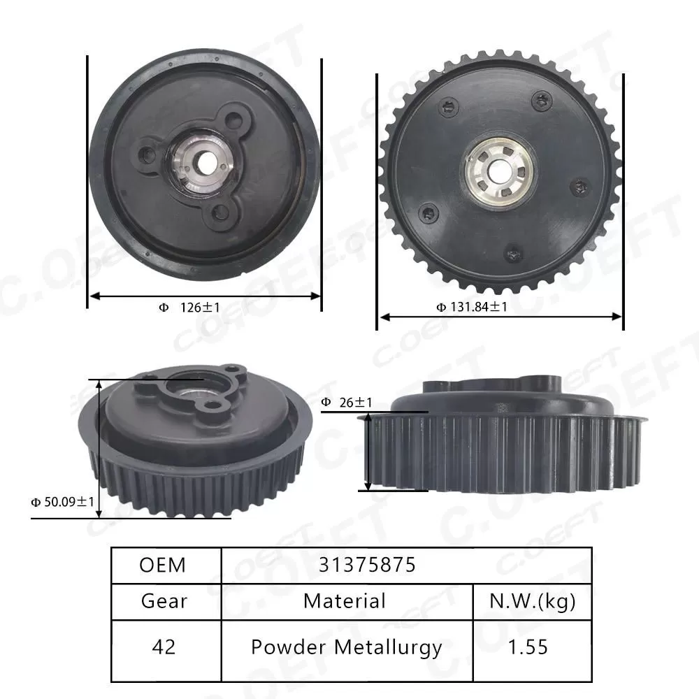 For Volvo B420 2.0 Actuator Timing Gear 32213917 31375875 31480437